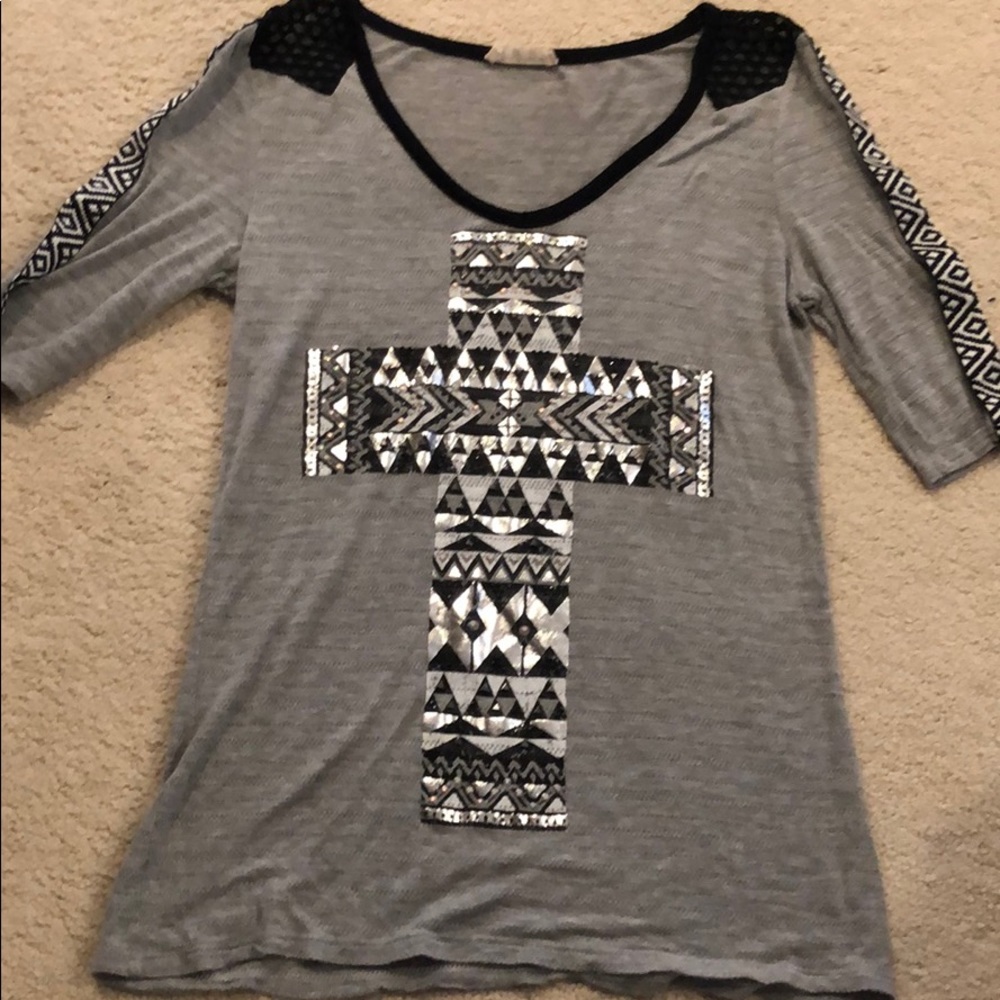 Angels & diamonds Cross shirt